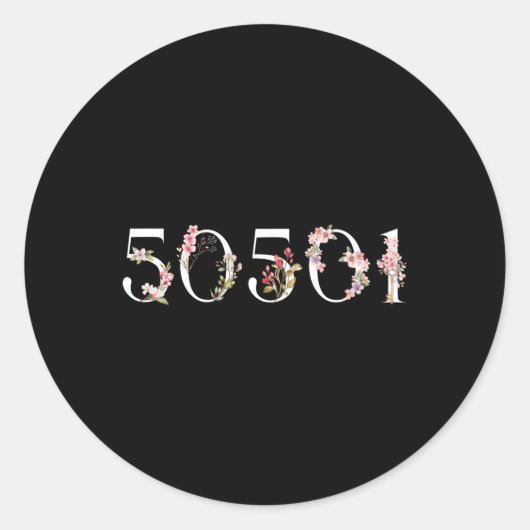 50501抗議トランプ50抗議50州1 ラウンドシール (正面)