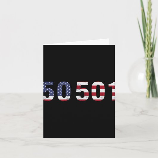 50501抗議 カード (正面)