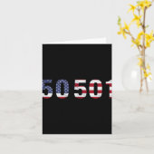 50501抗議 カード (黄色い花)