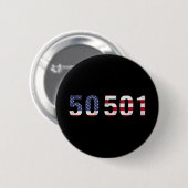 50501抗議 缶バッジ (正面&裏面)