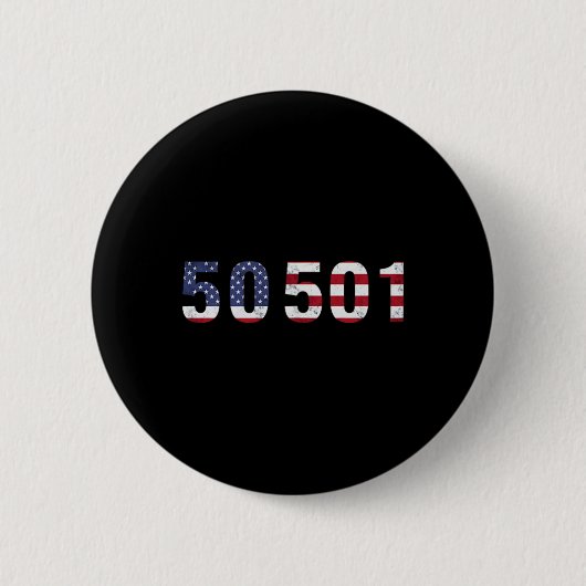 50501 抗議 微妙に抵抗 トランプ 缶バッジ (正面)