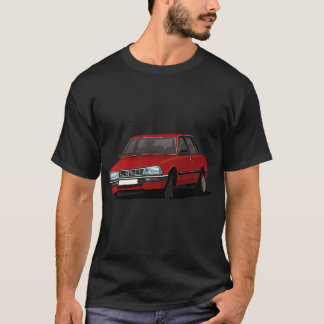 505 GTi - ターボ - 赤 Tシャツ