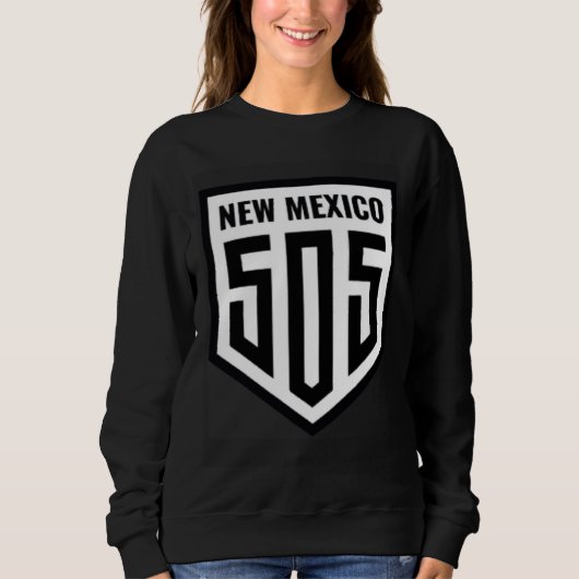 505 New Mexico Area Code For Albuquerque NM スウェットシャツ (正面)