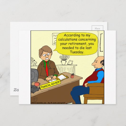 508人はこの前の火曜日の漫画で死ぬ必要があった ポストカード (正面/裏面)