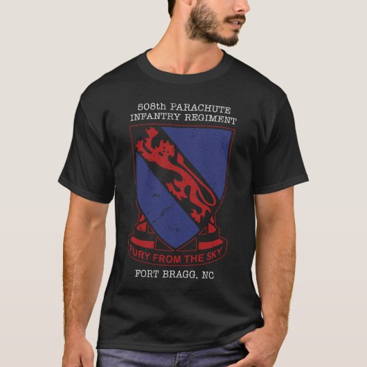 508th PARACHUTE INFANTRY REGIMENT Tシャツ (正面)