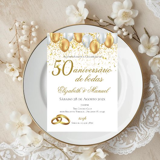 50.ª invitación 招待状
