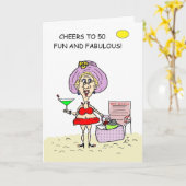 50,おもしろいと素晴らしいホットママ誕生日 カード (黄色い花)