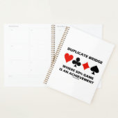 50%のゲームが達成されるブリッジの複製 プランナー手帳 (ディスプレー)