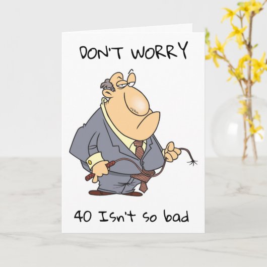 *50*は悪くはない*50* カード (黄色い花)