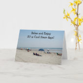 "50"は、こクールの日! カード (黄色い花)