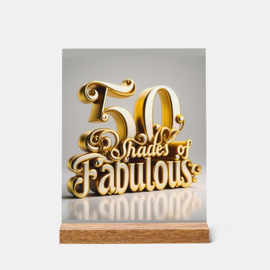 50 アクリルサイン (正面)