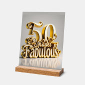 50 アクリルサイン (傾斜)