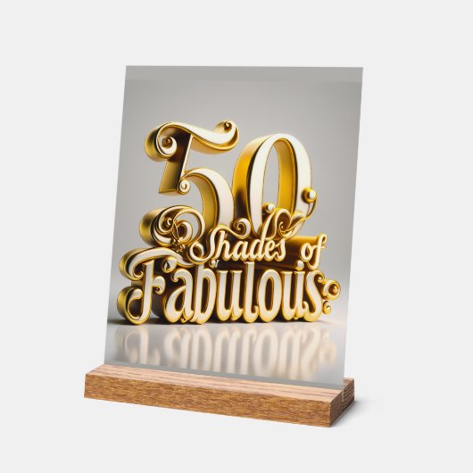 50 アクリルサイン (傾斜)