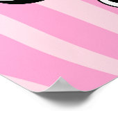 50%オフ販売の看板、ピンクレトロブティック販売ポスター ポスター (角)