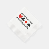 50%ゲーム到達は立派な目標 縁ありカクテルナプキン (角)