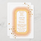 50&ファブルゴールデン誕生日招待状 招待状 (正面/裏面)