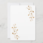 50&ファブルゴールデン誕生日招待状 招待状 (裏面)