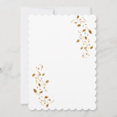 50&ファブルゴールデン誕生日招待状 招待状 (裏面)