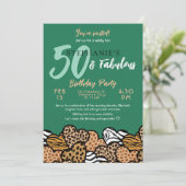 50&ファブルースエメラルドワイルドハート5誕生日 招待状 (スタンド正面)