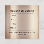 50%割引ロゴありがとうバラ金ゴールド 予約カード (裏面)