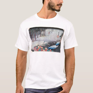 50.土山宿、広重土山宿、広重、浮世絵 Tシャツ