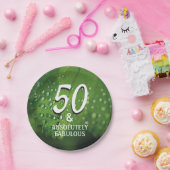 50 |最高に素敵 |グリーン紙プレート ペーパープレート (パーティー)