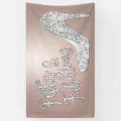 50、素晴らしいモダンバラ金ゴールド50番目の誕生日 横断幕 (縦)