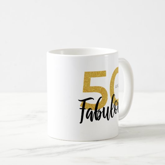 50 +素晴らしい50th誕生日パーティギフト コーヒーマグカップ (正面右)