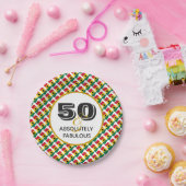 50&絶対に素晴らしいガーナお祝い ペーパープレート (パーティー)