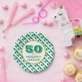 50&絶対に素晴らしいナイジェリアお祝い ペーパープレート (パーティー)