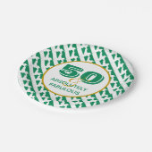 50&絶対に素晴らしいナイジェリアお祝い ペーパープレート (アングル)