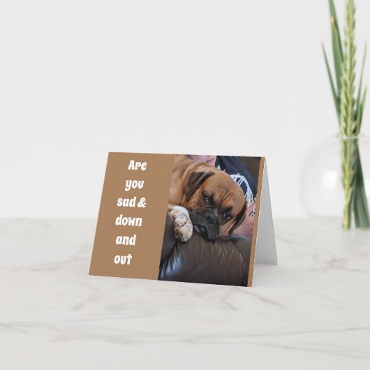 **50**誕生日ダウン???? カード (正面)