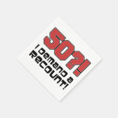 50?誕生日パーティーおもしろいの詳報を求める スタンダードカクテルナプキン (角)