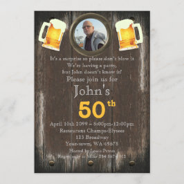 50,誕生日マン，パーティーマン，年齢，木材，田舎 招待状
