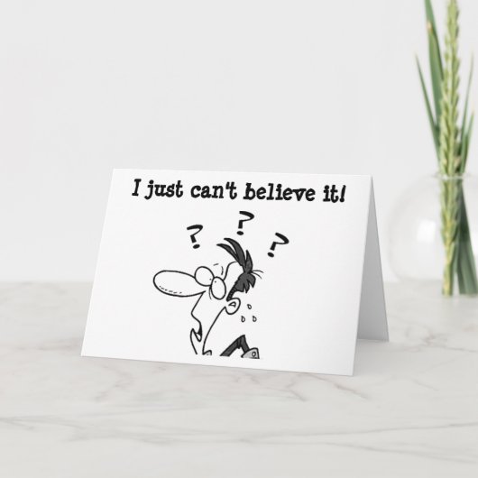 *50*誕生日信じをオンにできません シーズンカード (正面)