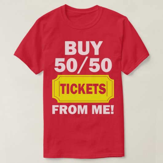 50 買 50チケットMeラッフルボランティアフェア2 Tシャツ (デザイン正面)
