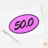 50.0 楕円形シール (封筒)
