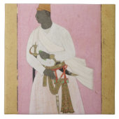 50.14/8 Devaで記されるMalikのこはく色のポートレート タイル (正面)