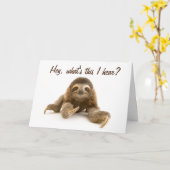 **50?** 49を超える日は見えませんか？誕生日 カード (黄色い花)