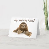 **50?** 49を超える日は見えませんか？誕生日 カード (正面)