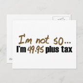 50 $49.95プラス税抜 ポストカード (正面/裏面)