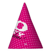 50 50およびすばらしいピンクの第50誕生会の帽子 パーティーハット (右)