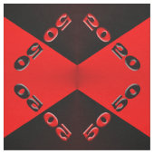 50/50赤/黒 ファブリック (見本)