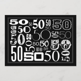 50、50、それ以上50! 招待状