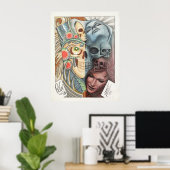 50/50 TATTOO ARTレプロ ポスター (ホームオフィス)