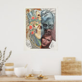 50/50 TATTOO ARTレプロ ポスター (キッチン)