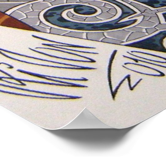 50/50 TATTOO ART repro 4 ポスター (角)