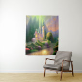 50"×60" 夢見る城の赤ちゃん写真撮影用背景 タペストリー (インサイチュ)