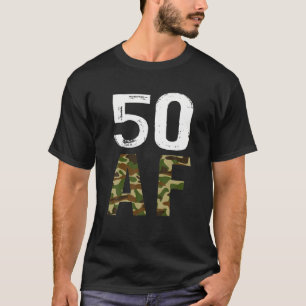 50 AFヴィンテージ50th誕生日軍隊T型 Tシャツ