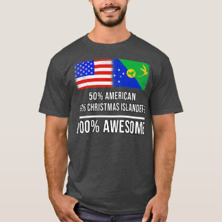50 American 50 Christmas Islanders 100素晴らし Gif Tシャツ